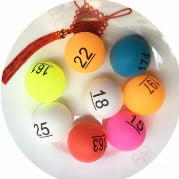 1-50 игровой мяч с цифровыми номерами, мяч для пинг-понга, лотерейный мяч, развивающая игрушка
