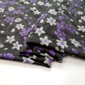 Трехмерная Жаккардовая Парчовая ткань, окрашенная пряжей, Весенне-осенний высококачественный материал для одежды Tang Suit Cheongsam