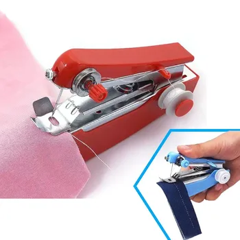 Мини портативная ручная швейная машинка для шитья рукоделия Ручной пошив одежды из ткани Ручная швейная машинка Máquina De Coser