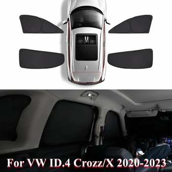 Солнцезащитный Козырек Для автомобиля Volkswagen VW ID.4 ID4 Crozz/X 2020-2023 Переднее Лобовое Стекло Переднее Заднее Боковое Стекло ID4 Crozz Солнцезащитный Козырек