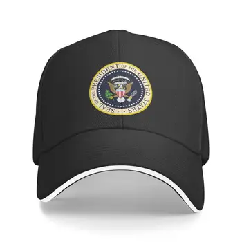 Изготовленная на заказ Бейсбольная кепка с печатью Президента Соединенных Штатов Спортивная Мужская Женская Регулируемая шляпа для папы с гербом Осень