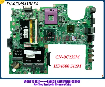 Высококачественная CN-0C235M для Dell Studio 1555 Материнская плата Ноутбука DA0FM8MB8E0 C235M с PM45 HD4500 512MB GPU DDR2 100% Протестирована