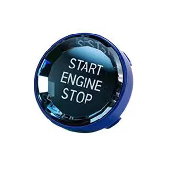 Накладка Переключателя С Кристаллами, Кнопка Запуска Двигателя с Одной Клавишей, Наклейка на Кнопку Остановки Двигателя для 3 5 Серий X1 X3 X5 E70 E71 E90 E60