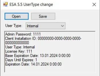 НОВЫЙ Инструмент изменения типа пользователя Paccar ESA 5.x