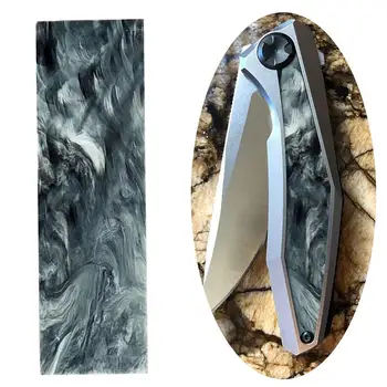 Материал рукоятки мраморного ножа PMMA Акриловая доска-шаблон для изготовления рукоятки ножа своими руками Материалы для рукоделия