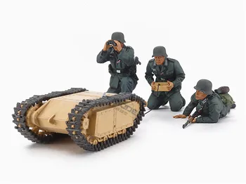 Комплект для сборки модели солдата 1:35 Немецкая штурмовая пионерская команда и набор Голиафа Tamiya 35357