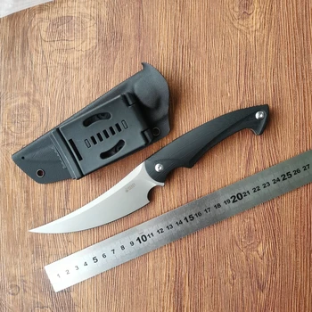 Охотничий нож Kubey ku231 с фиксированным лезвием D2 сталь G10 рукоятка