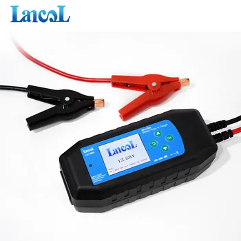 Тестер батареи Lancol 2 В 1 И зарядное Устройство Подходят для батарей 12V SLI/ AGM / EFB / GEL /LiFeP04