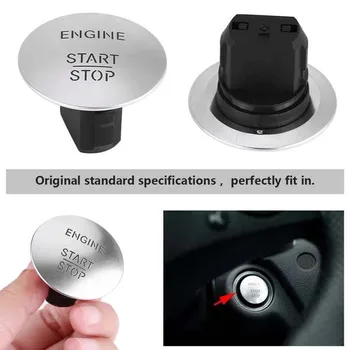 Кнопка запуска двигателя, кнопка остановки без ключа, кнопка запуска двигателя, кнопка зажигания для Mercedes 2215450714