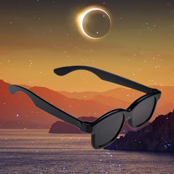 Очки Eclipse, защищающие от ультрафиолетовых лучей Солнечные очки, безопасные для наблюдения за затмением, солнечные очки для кемпинга на открытом воздухе, пеших прогулок, путешествий, скалолазания