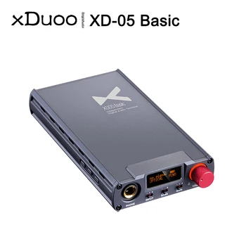 Xduoo XD05 Базовый Hi-Fi Аудио USB DAC Портативный Усилитель для наушников Bluetooth5.0 AMP ES9018 PCM384 DSD256 для PC Game Movie XD-05