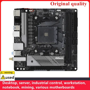 Используется для мини-материнских плат ASROCK B550M-ITX/ac B550M-ITX ITX с разъемом AM4 DDR4 64 ГБ для настольной материнской платы AMD B550 M, 2 NVME USB3.0