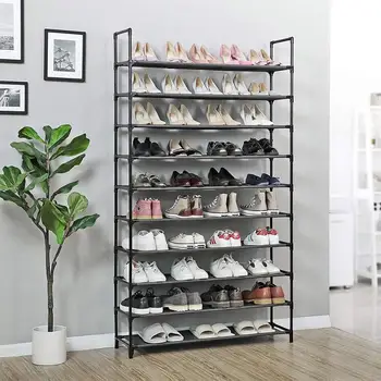 Шкаф для хранения Органайзер для обуви с балдахином Мебель для дома Переносная полка для обуви Органайзер Изголовья шкафов для обуви в гостиной