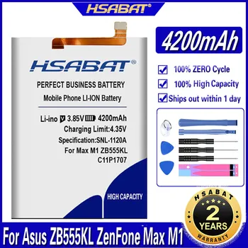 Аккумулятор HSABAT C11P1707 4200mAh для Asus ZB555KL ZenFone Max M1 ZenFone Max M1 Dual SIM ZenFone Max M1 Dual SIM TD-LTE Аккумуляторы