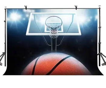 Фон в спортивном стиле 7x5 футов Фон для фотосъемки баскетбольного кольца в спортивном стиле и реквизит для студийной фотосъемки