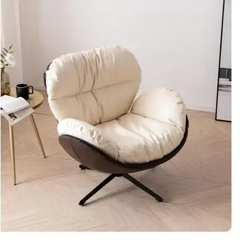 Усовершенствованный вращающийся диван-кресло для гостиной спальни Nordic light luxury iron home single tiger кресло для чтения для взрослых