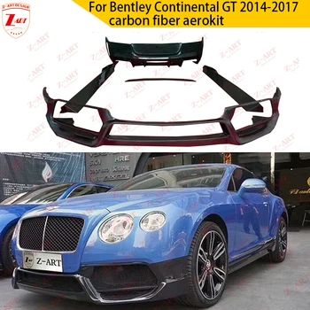 Обвес из углеродного волокна Z-ART для Bentley Continental GT 2014-2017 Автомобильные аксессуары Обновленные обвесы для переднего бампера