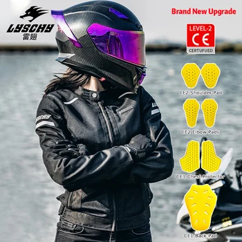 Мужская мотоциклетная броневая куртка, пальто, летняя дышащая женская куртка для езды на мотоцикле, Светоотражающая, защищающая от падения куртка защитного снаряжения Moto CE2