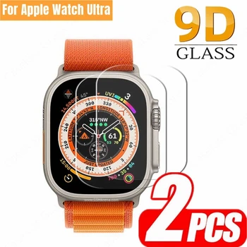 Закаленное стекло для Apple Watch Ultra 49mm Screen Protector Защитная гидрогелевая пленка для аксессуаров для умных часов iwatch Ultra 49mm