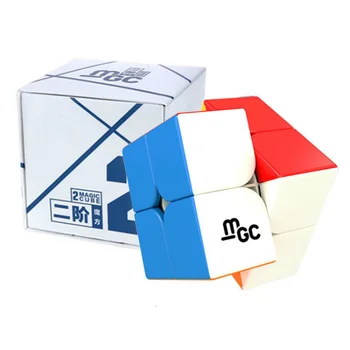 YJ MGC 2x2 Магнитный Куб 2x2x2 Скоростной Магический Куб Игра-Головоломка Cubo Magico 2*2 Neo Cube На магнитах Игрушки Для Мальчиков Для детей