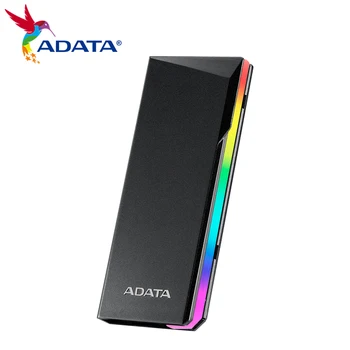 ADATA EC700G M.2 Корпус SSD PCIe SATA с RGB Подсветкой USB 3.2 Gen 2 Type-C M.2 2280 Внешний Портативный Корпус-адаптер