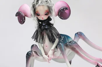 Новая игрушка-кукла в виде животного 1/6 bjd sd Zora из смолы, бесплатная доставка, макияж для глаз