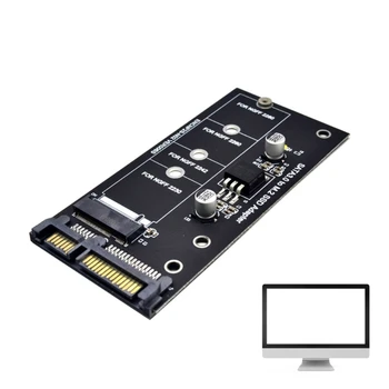 1PC.2 NGFF к адаптеру 2-в-1 преобразователь NGFF в устройство чтения карт памяти 2,5-дюймовый жесткий диск с поддержкой дропшиппинга 3.0