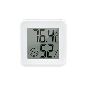 Bluetooth-совместимый термометр ЖК-цифровой датчик температуры, измеритель влажности, гигрометр для помещений, измерительный манометр