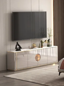 Шкаф для телевизора в роскошной спальне Современный, простой, ультратонкий, в высоком стиле шкаф для телевизора в главной спальне, Шкафчики для хранения в комнате