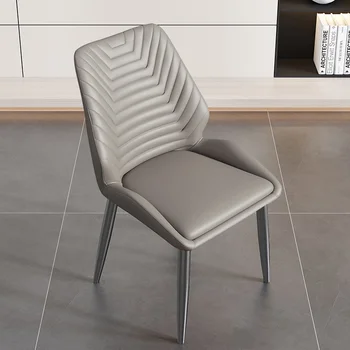 Обеденные стулья легкие и роскошные, для элитного дома и ресторанов высокого класса, современные и минималистичные кофейные стулья