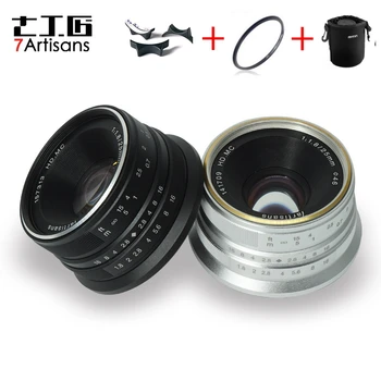 7artisans 25 мм объектив f1.8 Prime для всех серий Single для Canon EOS-Mout с байонетом E/для камер Micro 4/3 A7 A7II A7R A7RII X-A1