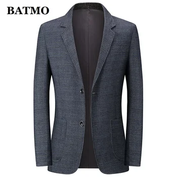 BATMO 2020, новое поступление, весенний серый блейзер в клетку, мужские повседневные куртки в клетку, 1928