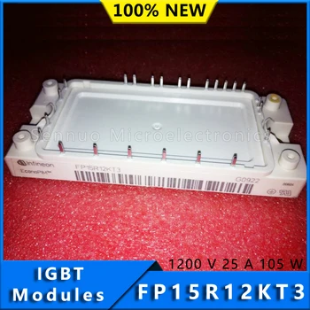 Модуль FP15R12KT3 IGBT Трехфазный инвертор 1200 В 25 А 105 Вт Крепление на шасси AG-ECONO2C