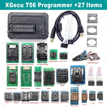 Новейший Универсальный Программатор XGecu T56 С 27 Адаптерами BGA63, BGA64, BGA169, Высокопроизводительный Высокоскоростной 24/25/26/93 Последовательный EEPROM
