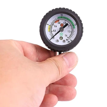 Манометр для измерения давления воздуха, Точные Мини-измерительные инструменты, Манометр для футбола, баскетбола, волейбола, Утилита, Барометр, Инструмент Q81C