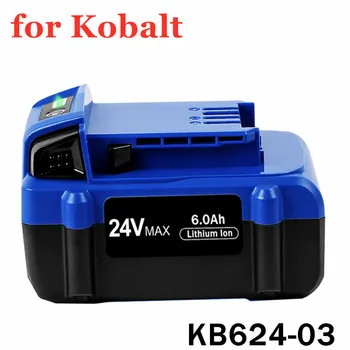 Сменный Аккумулятор 24V для Kobalt 24V Max KB624-03 KB524-03 KB124-03 0673802 1051230 Литий-ионный Аккумулятор Для Беспроводных Инструментов