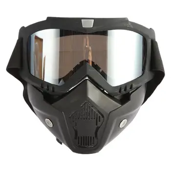 Мотоциклетные очки LBWS-291, ретро ветрозащитный фильтр для рта для мотокросса, защитные очки для защиты