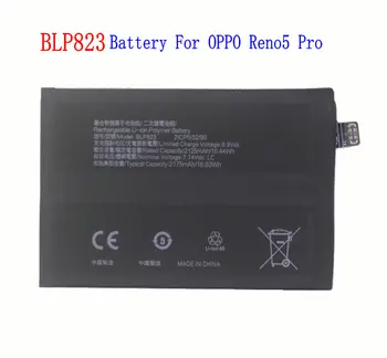 1x Сменный аккумулятор BLP823 емкостью 4350 мАч 1683 Втч для OPPO Reno5 Pro Reno 5 Pro 5G Батареи