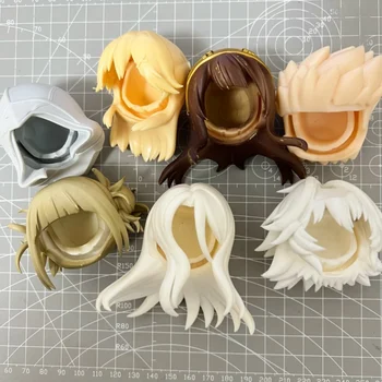 Волосы глиняного человечка GSC для кукольных аксессуаров размера ob11, сменный парик из аниме с изъянами