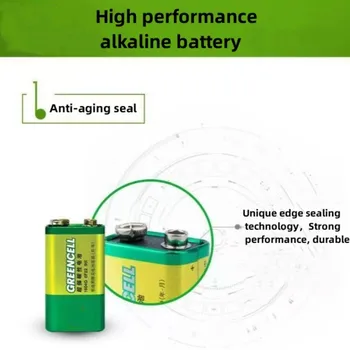 4шт нового типа для батарей GP 9V Высокопроизводительные щелочные батареи, используемые для мультиметра, микрофона, электрогитары