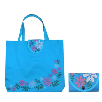 Новая сумка-тоут для покупок с цветочным узором, складная, многоразовая, из ткани Оксфорд, красочные, для дома, кухни, для путешествий, повседневные сумки для хранения всякой всячины