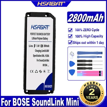 HSABAT 061384 061385 061386 063404 063287 Аккумулятор 2800 мАч для BOSE SoundLink Mini I Speaker Аккумуляторные Батареи