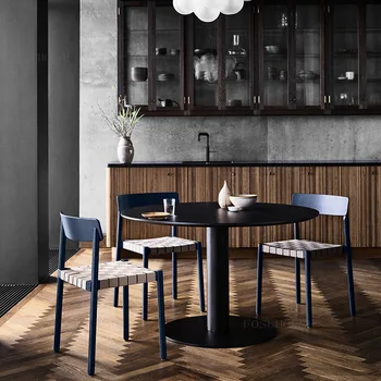 Современные минималистичные обеденные стулья из массива дерева для кухонной мебели, стулья для макияжа, Дизайнерские стулья для кухни, обеденный стул