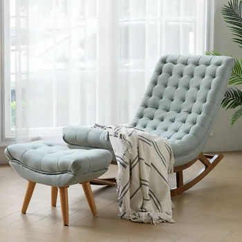 Мебель для кресла-качалки, кресло с северным акцентом, кресло для дома, диван для отдыха, Одноместные роскошные стулья Nordic Light, кресло для гостиной