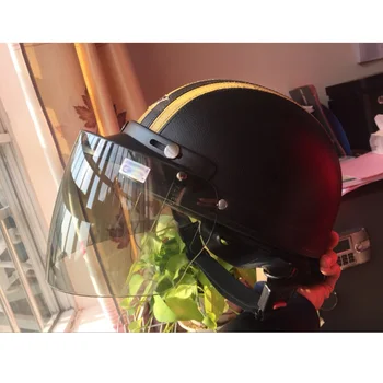 Мотоциклетный шлем с откидывающимся козырьком с 3 защелками, универсальный защитный объектив из поликарбоната, Аксессуары для мотоциклов, защита от ультрафиолета, Защита от запотевания