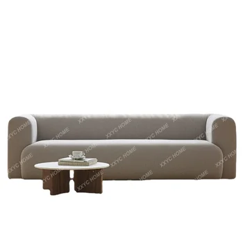 Минималистичный Современный диван для гостиной маленькой квартиры, Двухместный Трехместный тканевый диван для квартиры типа 