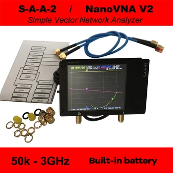 Векторный сетевой Анализатор 3G S-A-A-2 NanoVNA V2 Антенный Анализатор Коротковолнового диапазона HF VHF UHF с корпусом