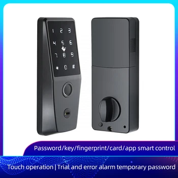 Tuya Smart lock Вилла Семейная квартира Кодовый замок Внутренняя клавиатура отпечатков пальцев Цифровой замок Bluetooth Wifi замок без ключа