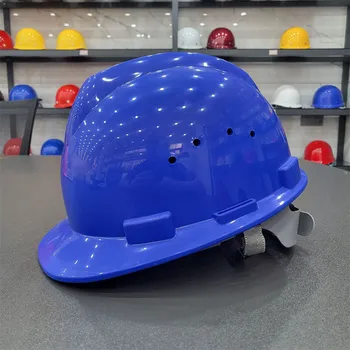 Защитный шлем, шлем для защиты головы, Строительный Рабочий шлем шахтера, Белый Синий Красный Желтый Защитный шлем GB2811-2019 Шлем