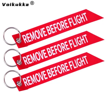 Ювелирные изделия Voikukka С красной буквой, печать на одной стороне, Удалить перед полетом, Заглушка выхлопной трубы мотоцикла, брелок для ключей Оптом
